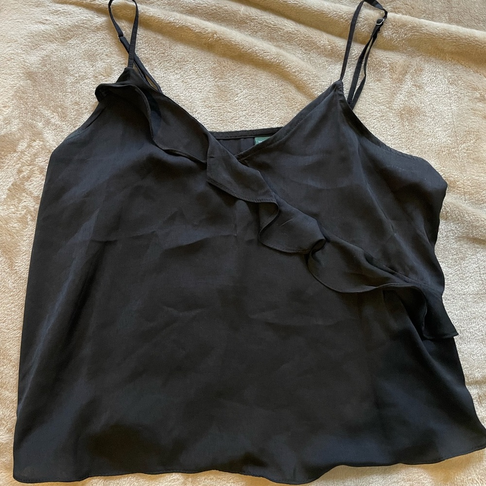 Black Target Tank Top